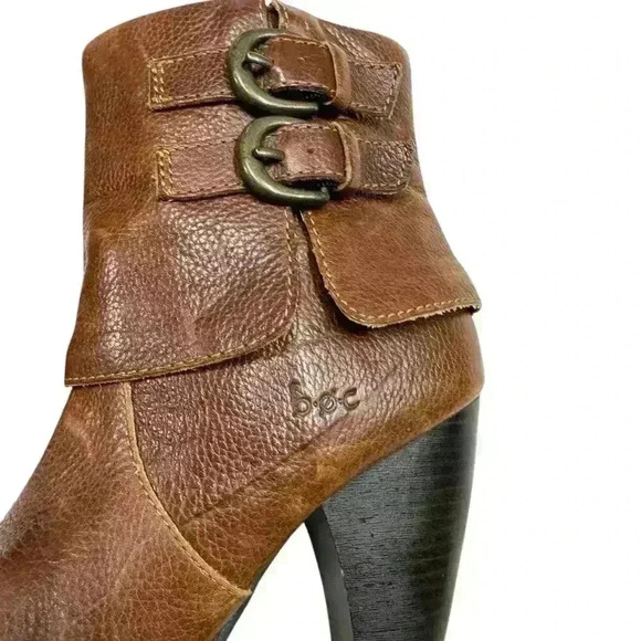 BOC Born Concepts Traipse Brown Leather Boots, Size 6.5 M - Cuff Buckle SHOE - Picture 10 of 10